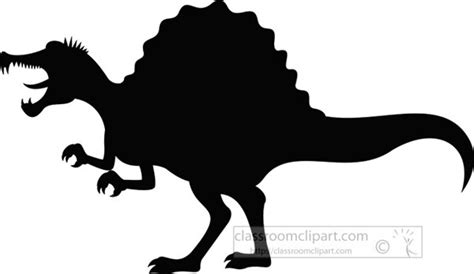 dinosaur clipart black and white|spinosaurus clip art black and white.